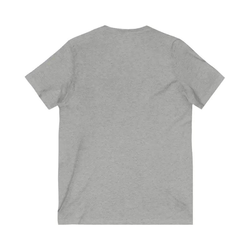 Gray v-neck t-shirt from the Cat Lover V Neck T Shirt Collection