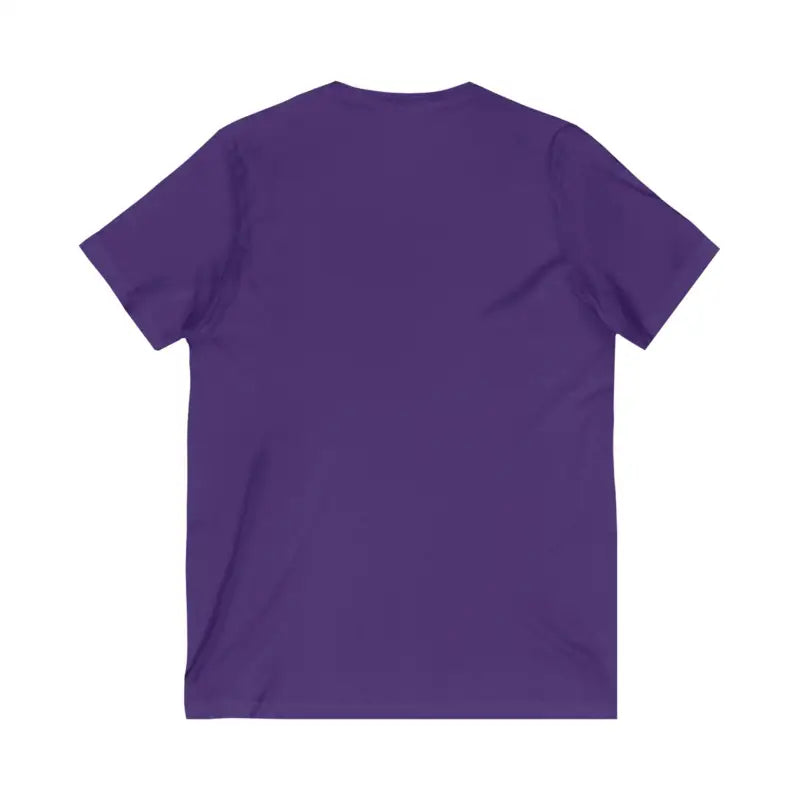 Purple v-neck t-shirt from the Cat Lover V Neck T Shirt Collection