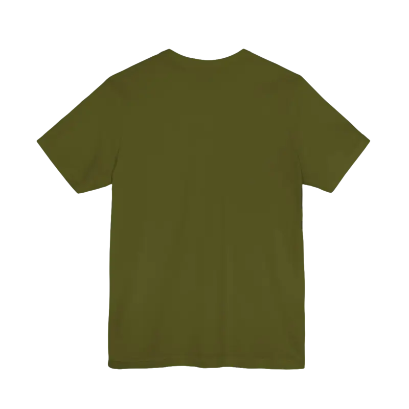 Olive green Cat Whisperer Unisex Jersey Tee for cat lovers gift displayed elegantly