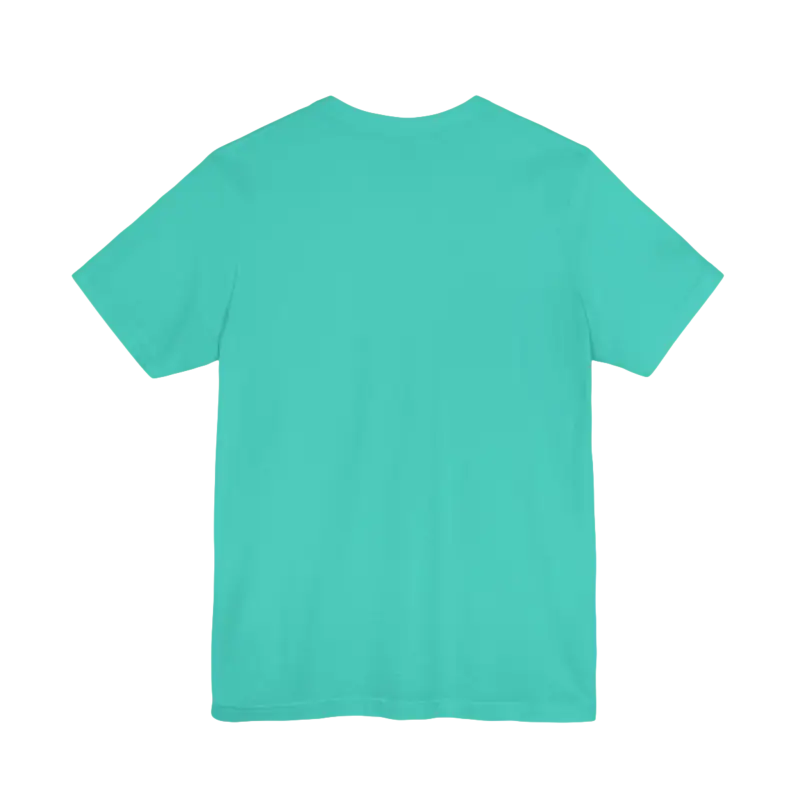 Turquoise Cat Whisperer Unisex Jersey Tee for Cat Lovers Gift displayed on a model