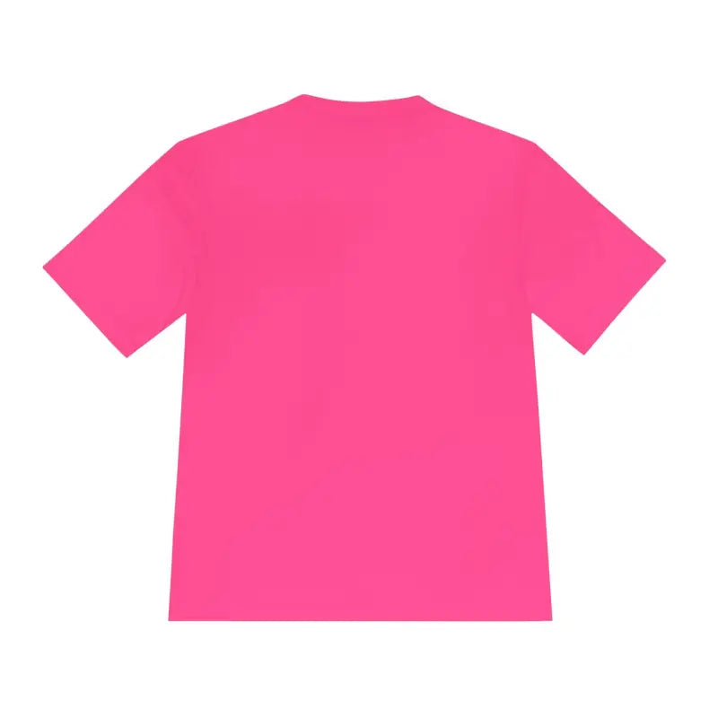 Pink short-sleeved Chicken Lover Unisex Spork Tek Tee for Active Pet Owners