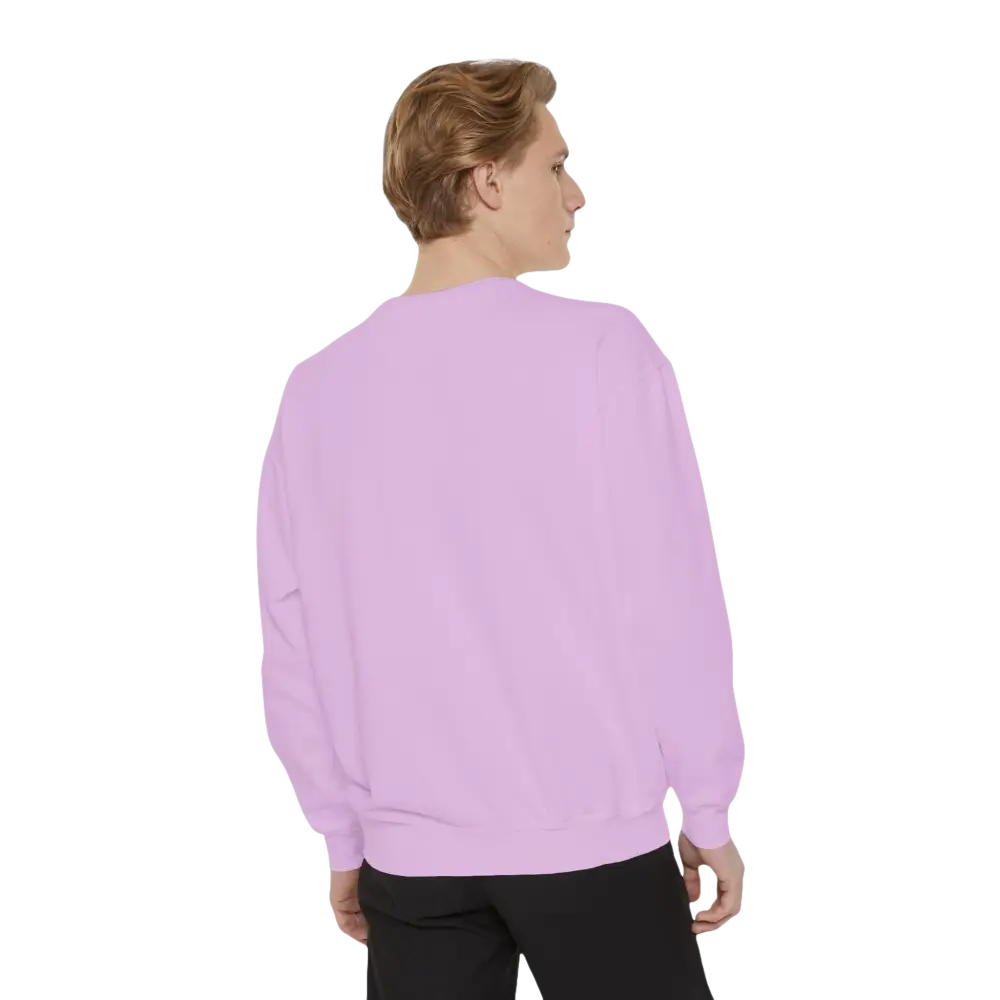 Lavender crewneck sweatshirt from Coastal Style Unisex Beach Life collection