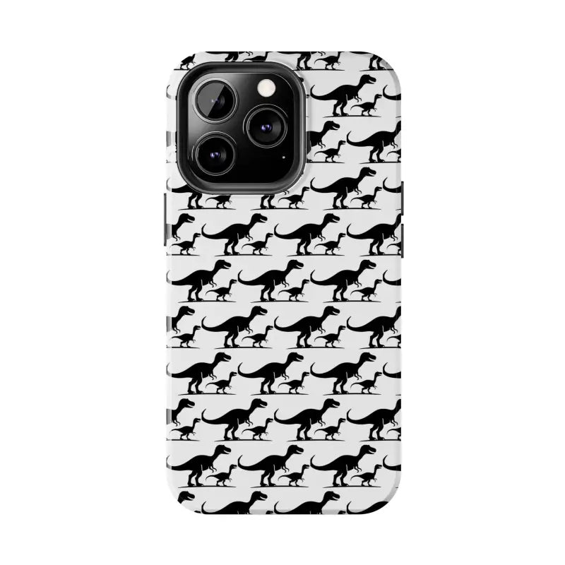 Dinosaur-patterned phone case suitable for iPhone and Samsung devices