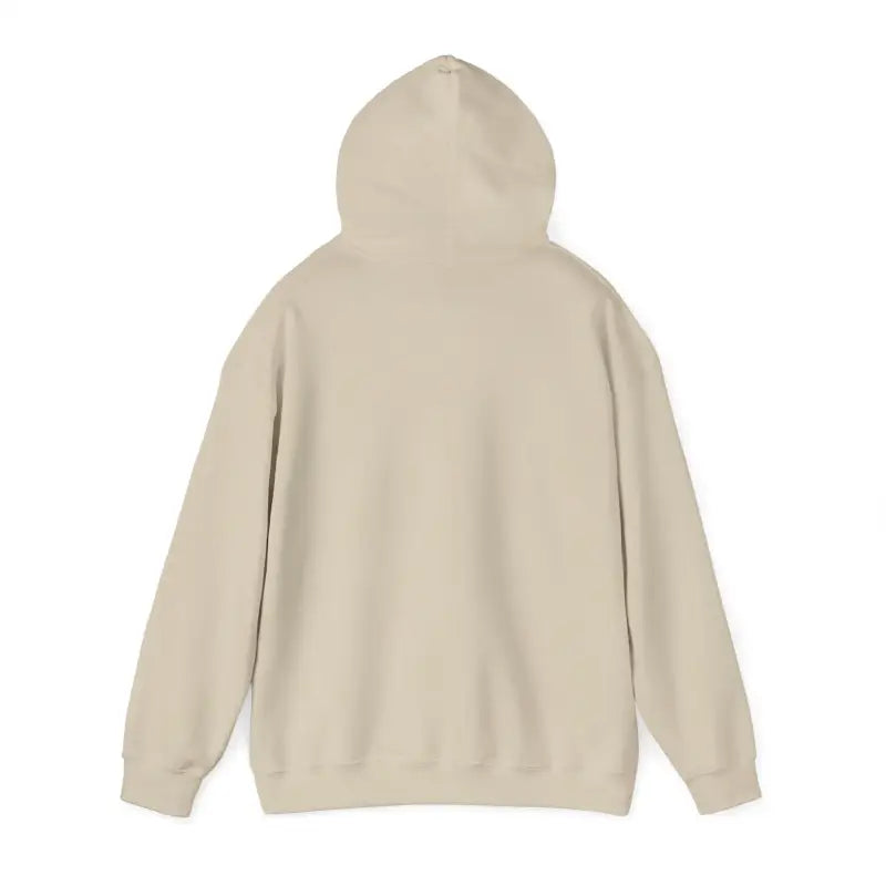 Beige hooded sweatshirt for dog lovers featuring I Love My Dogs design