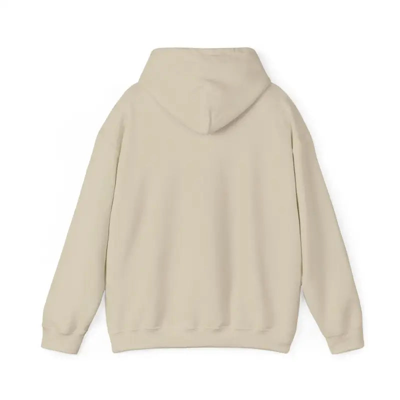 Beige hooded sweatshirt for dog lovers featuring I Love My Dogs design