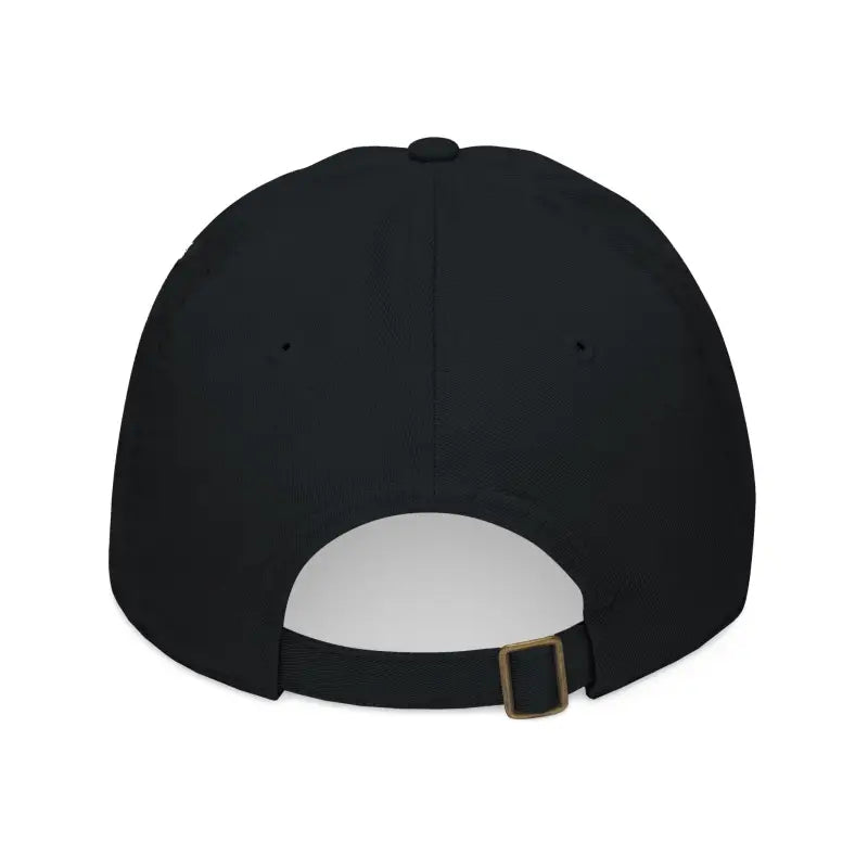 Black baseball cap from the Embroidered Organic Baseball Cap Bonnet Style collection
