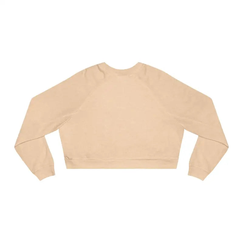 Beige cropped sweatshirt from the Endless Summer collection for women