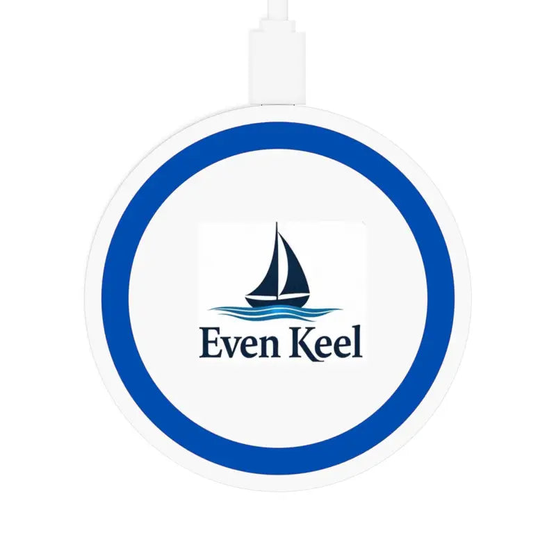 Even Keel Signature Quake Wireless Charging Pad 5W in White for convenient charging