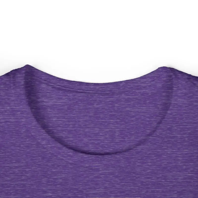 Purple heathered crew neck in Family Tee Womens Softstyle Casual T Shirt collection