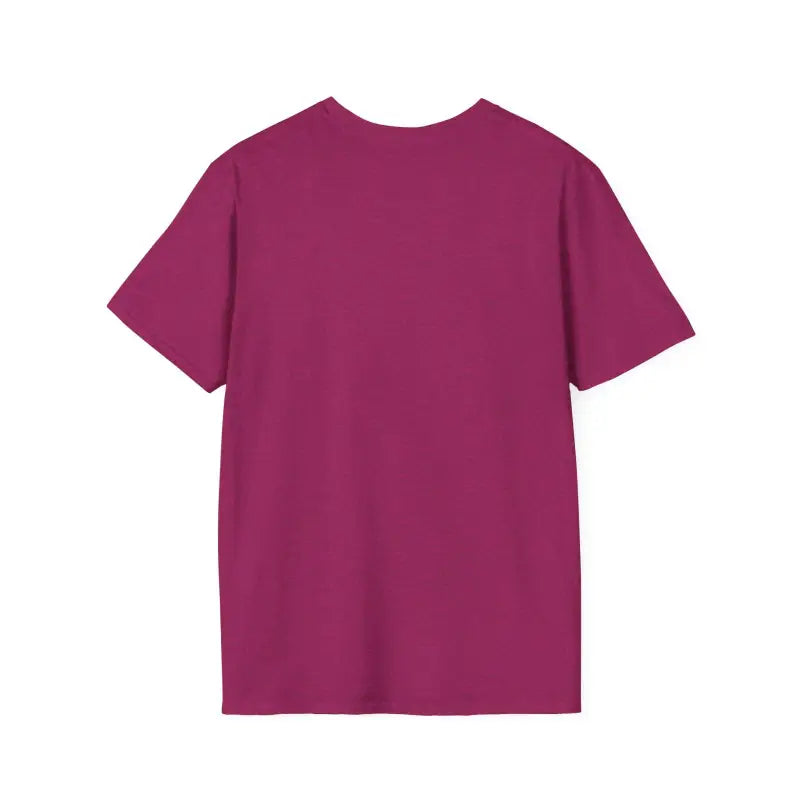 Magenta short-sleeved Flock Mama Unisex Softstyle T-Shirt for bird lovers