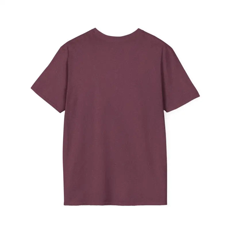 Maroon short-sleeved Flock Mama Unisex Softstyle T-Shirt for Bird Lovers