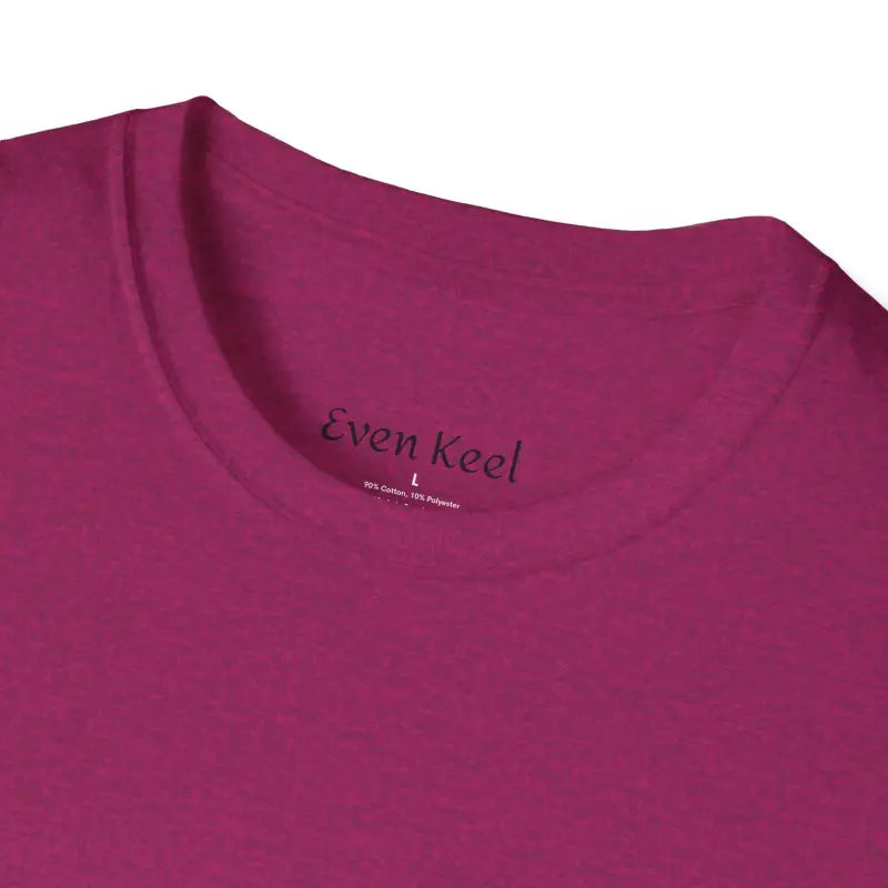 Maroon Flock Mama Unisex Softstyle T-Shirt for Bird Lovers displayed on a white background