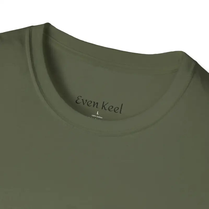 Olive green Flock Mama Unisex Softstyle T-Shirt for avid bird lovers