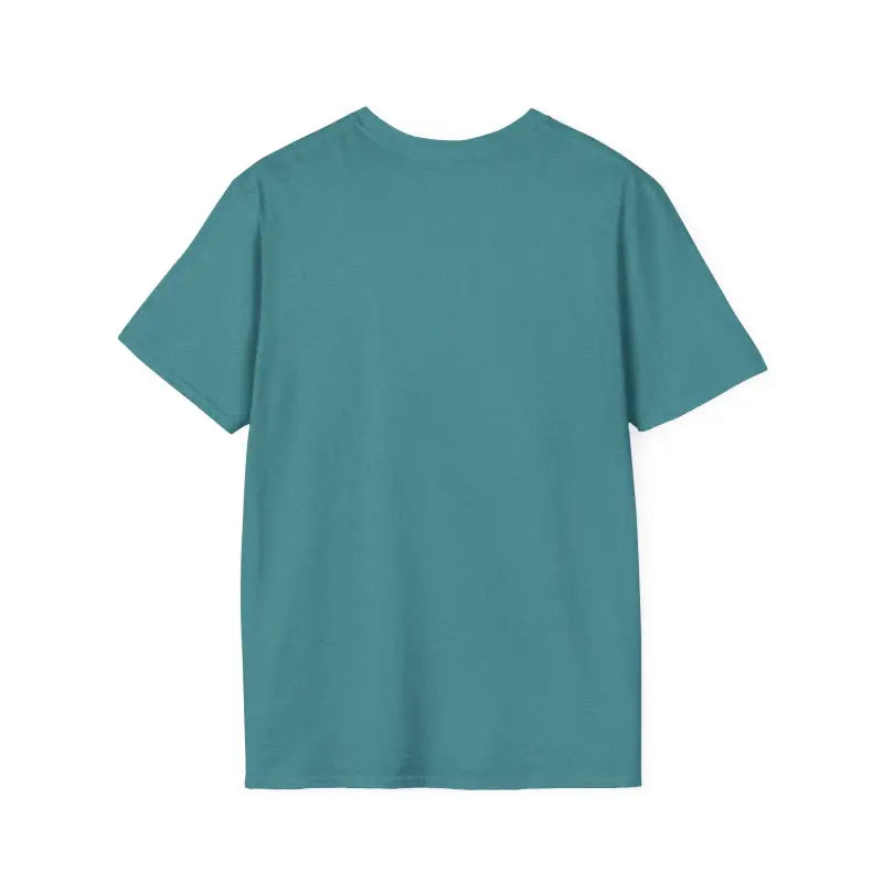 Teal short-sleeved Flock Mama Unisex Softstyle T-Shirt for Bird Lovers