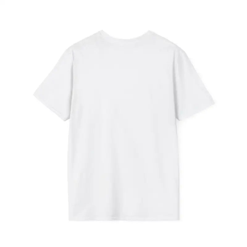 White short-sleeved Flock Mama Unisex Softstyle T-Shirt for bird lovers