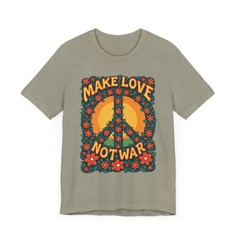 Retro Peace Sign T-Shirt featuring a vibrant peace symbol for casual and activist wear