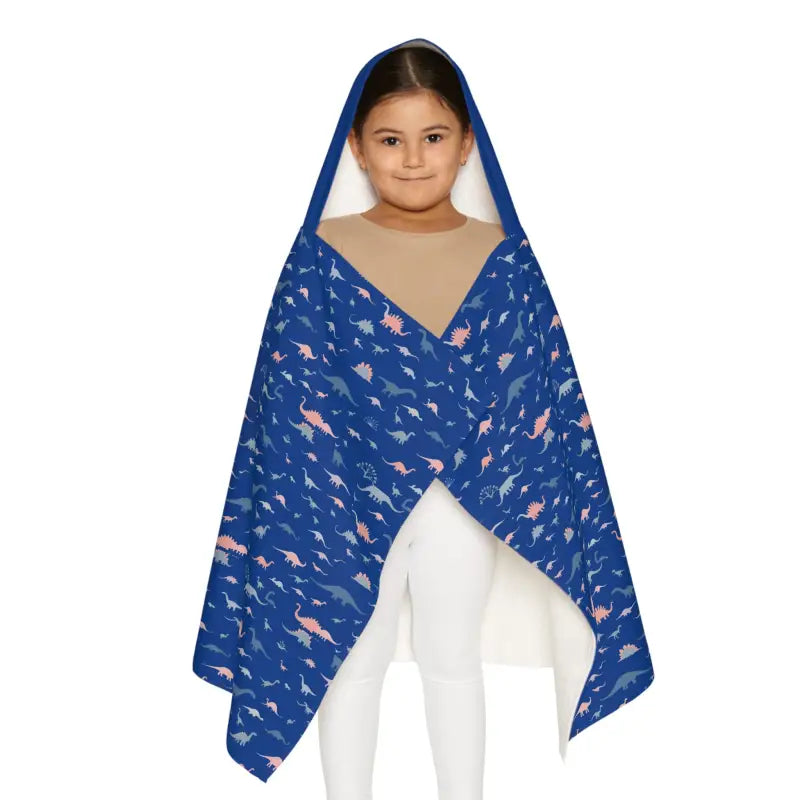 Child’s hooded dinosaur-patterned towel from Fun Dinosaur Youth Hooded Towel collection