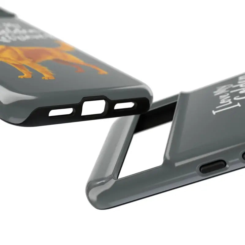 Gray phone cases with a Golden Retriever design for iPhone 16 Pro