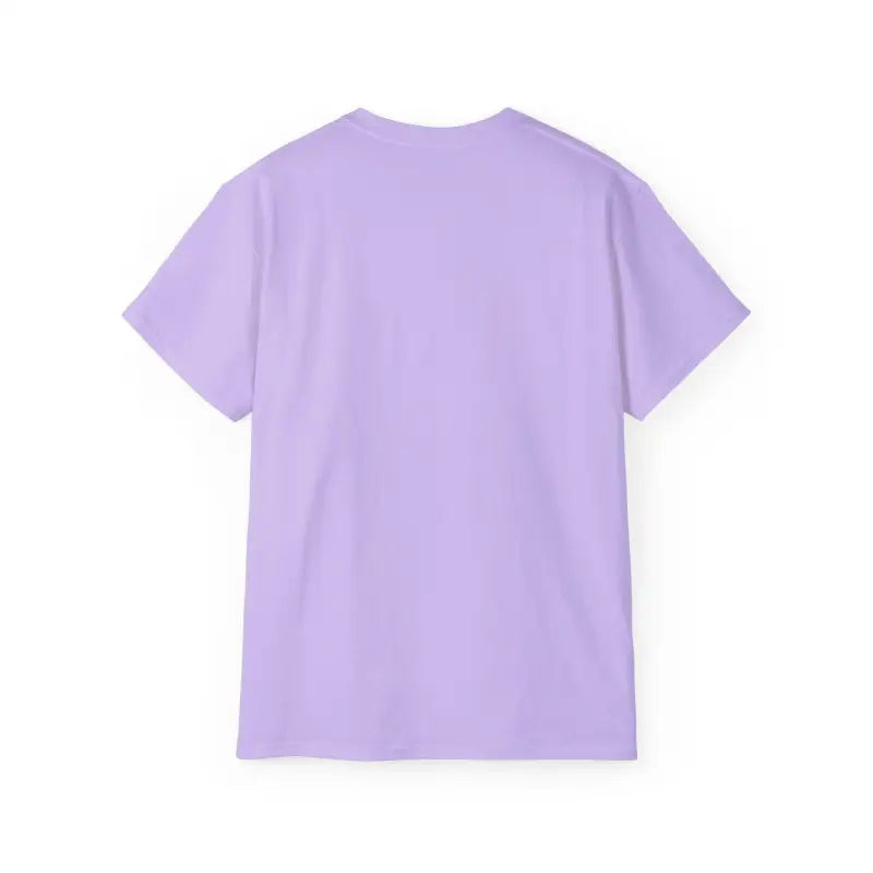 Lavender short-sleeved t-shirt featuring Monstera leaf design for plant enthusiasts