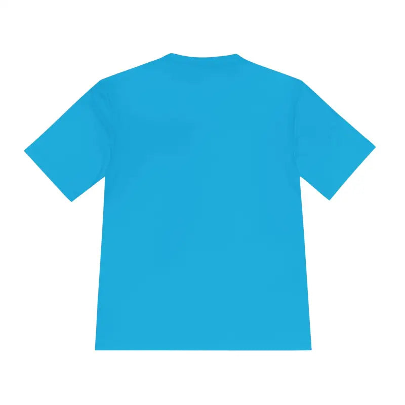 Blue short-sleeved T-shirt from Lifeguard Duty Dog Unisex Moisture Wicking Tee collection