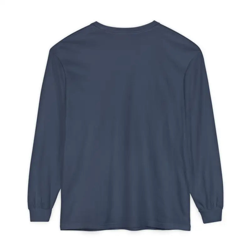Blue long-sleeved shirt featured with Yellow Long Sleeved Shirt with Newport Graphic