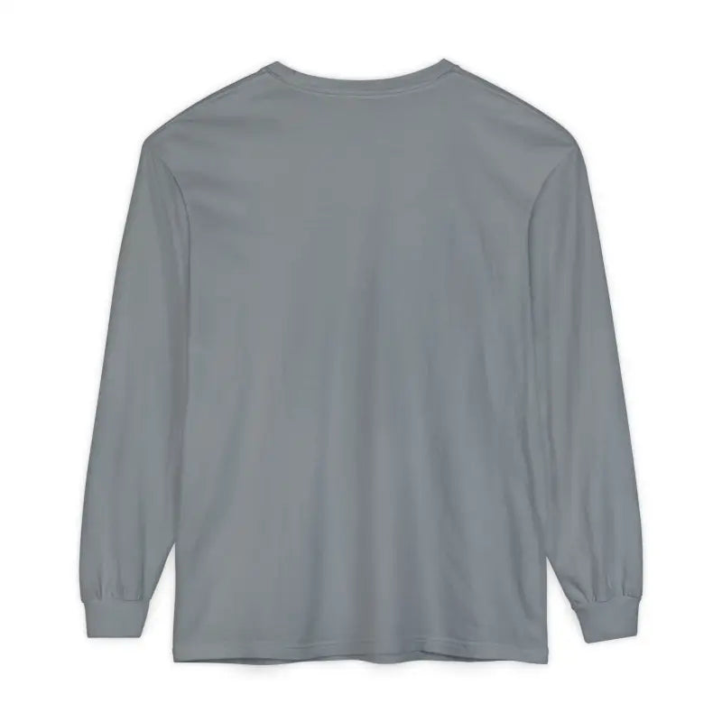 Gray long-sleeved shirt featured alongside Yellow Long Sleeved Shirt with Newport Graphic
