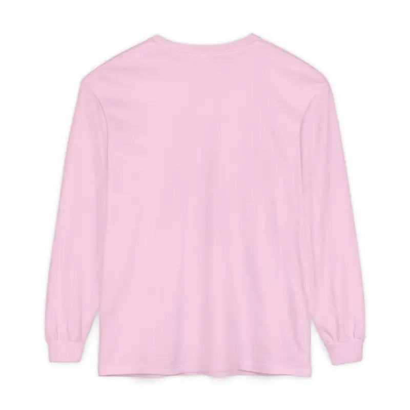 Pink long-sleeved shirt displayed with Yellow Long Sleeved Shirt with Newport Graphic