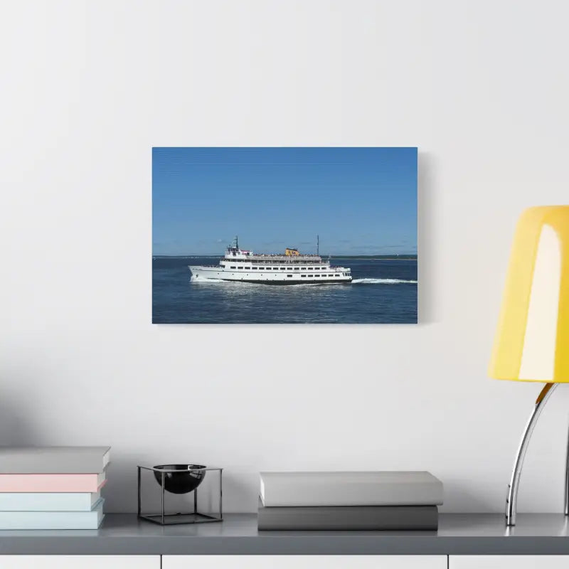 Ferry boat canvas print of M/V Carol Jean Block Island Ferry nautical decor