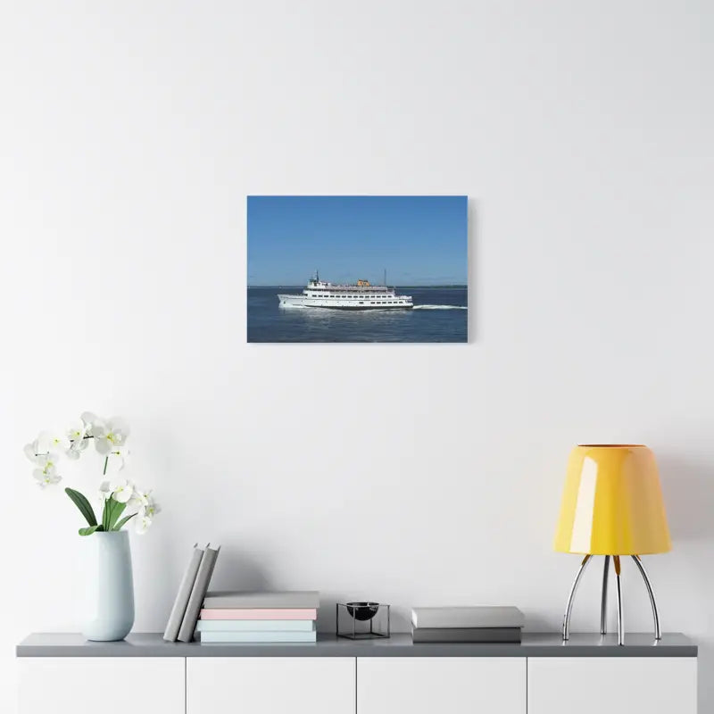Ferry boat canvas print of M/V Carol Jean Block Island Ferry nautical decor