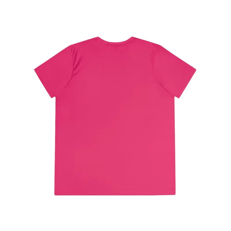 Fuchsia short-sleeved T-shirt featuring Mama Saurus Rex dinosaur design