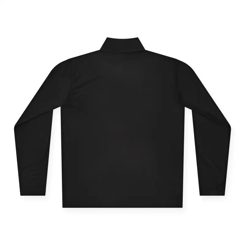 Black long-sleeved collared shirt from Men Simple Block Island Quarter Zip Pullover