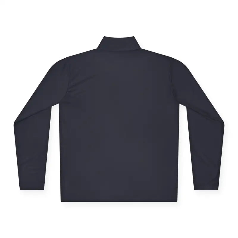 Navy blue long-sleeved quarter-zip shirt from Men Simple Block Island Pullover