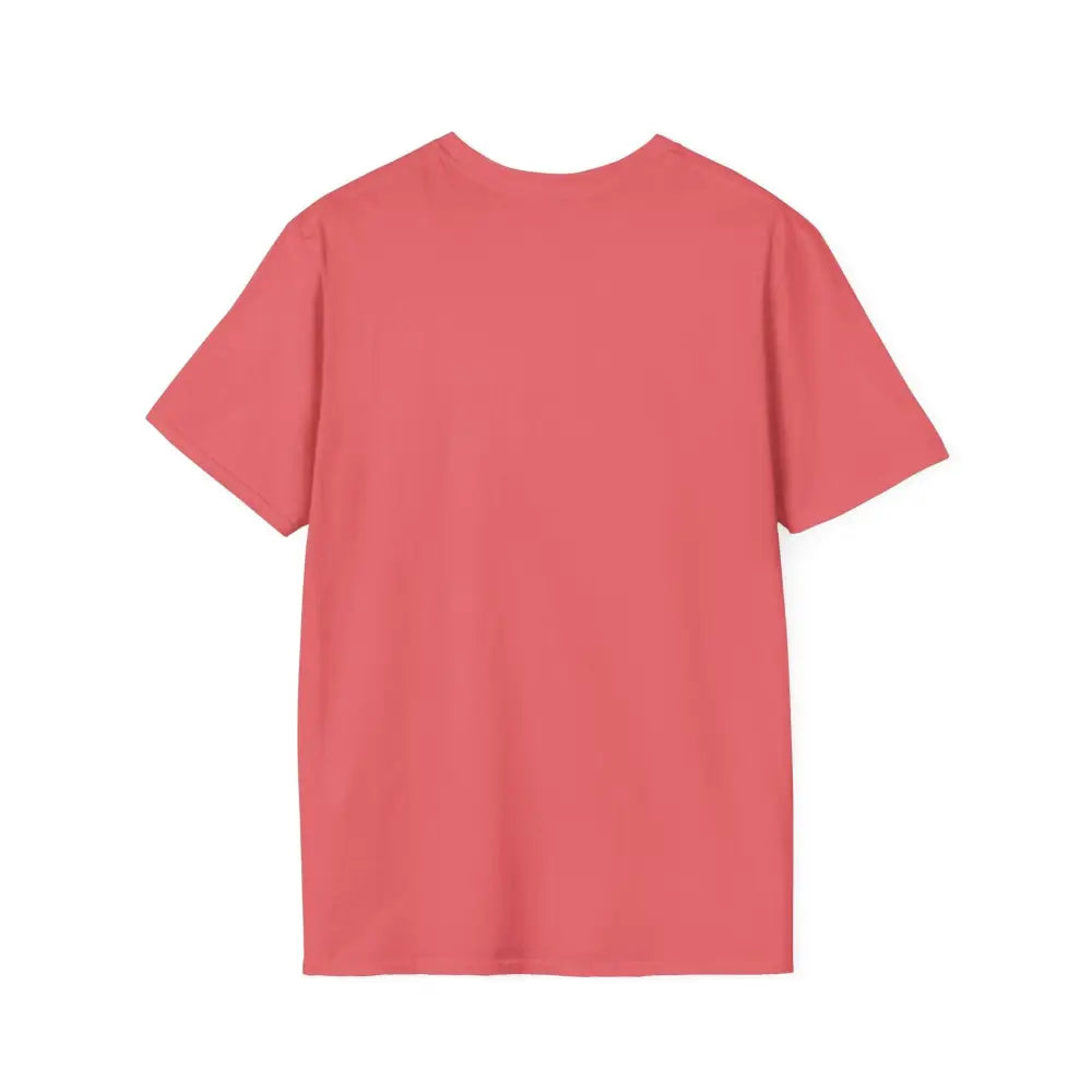 Mountain Graphic Scenic Route T Shirt in salmon color showcasing outdoor adventure theme