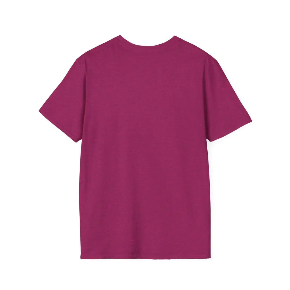 Magenta Mountain Graphic Scenic Route T Shirt displayed on a neutral background