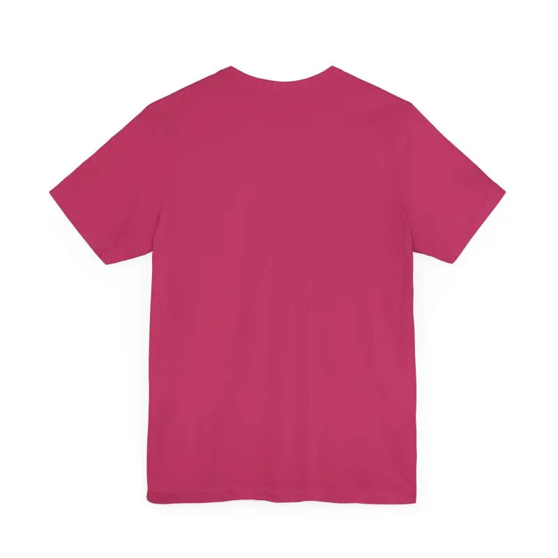 Magenta short-sleeved Narragansett Sailing Tee unisex t-shirt displayed on a white background