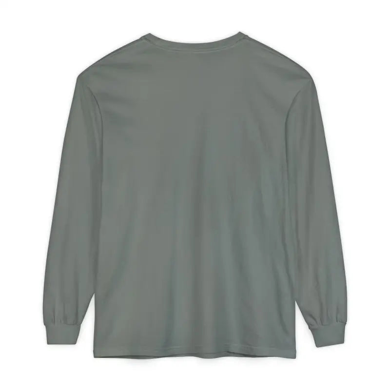 Gray long-sleeved Newport Beach T-shirt in relaxed coastal style