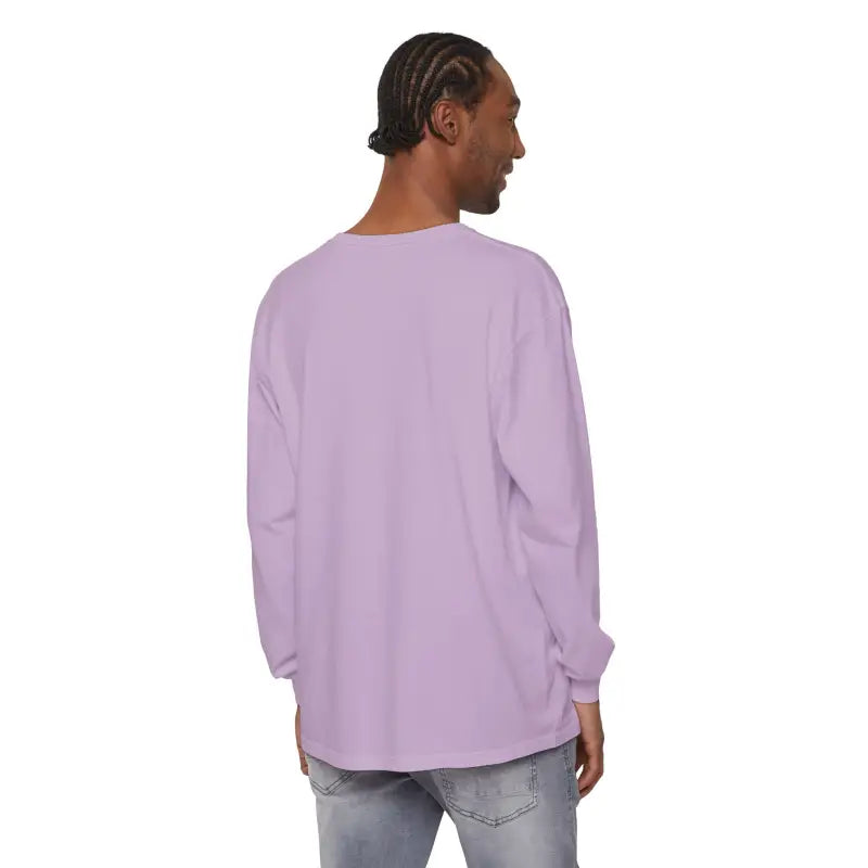 Lavender long-sleeved Newport Beach T-shirt in relaxed coastal style