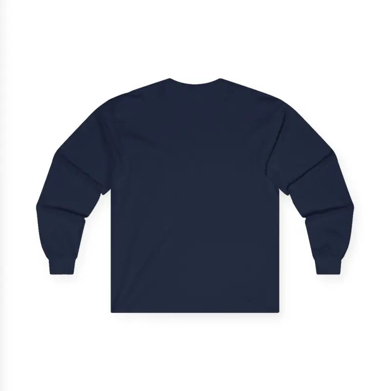 Navy blue long-sleeved Newport Coastal Vibes Unisex Shirt displayed on a white background