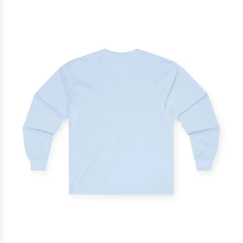Light blue long-sleeved Newport Coastal Vibes Unisex Shirt displayed prominently