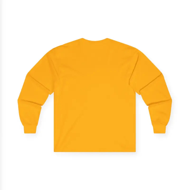 Mustard-yellow Newport Coastal Vibes Unisex Long Sleeve Shirt displayed on a neutral background