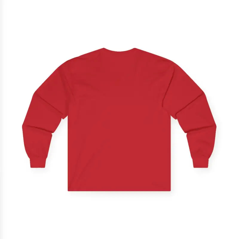 Red long-sleeved Newport Coastal Vibes Unisex Shirt for a stylish casual look