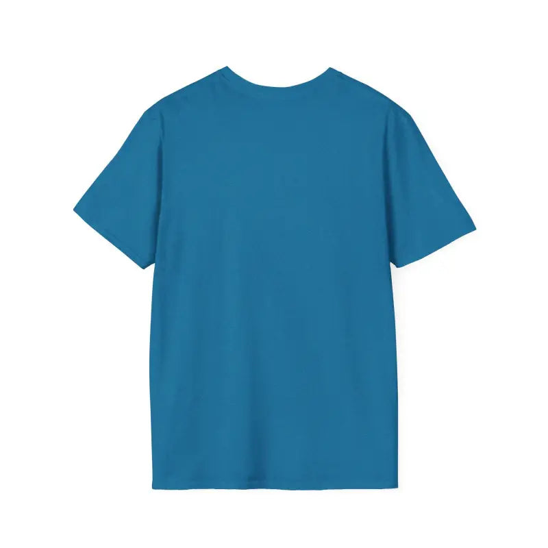 Blue short-sleeved Newport Sailing Softstyle Unisex T Shirt for casual wear