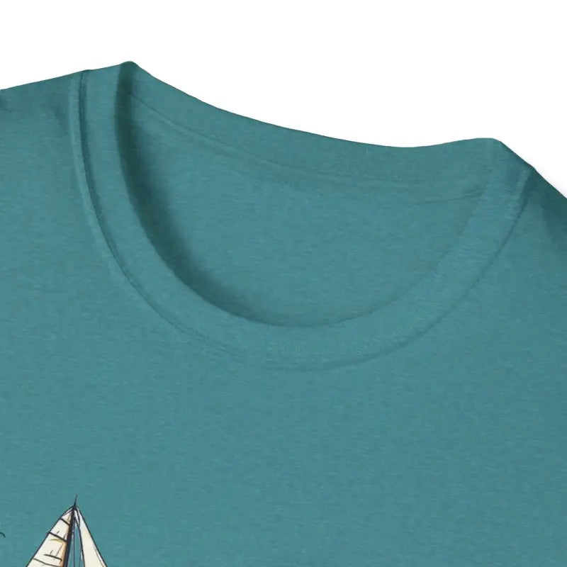 Teal crew neck t-shirt from Newport Sailing Softstyle Unisex T Shirt collection