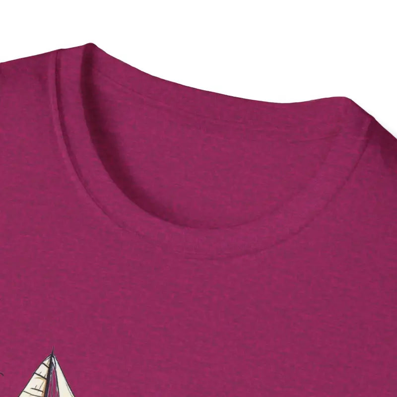 Magenta Newport Sailing Softstyle Unisex T-Shirt for comfortable casual wear