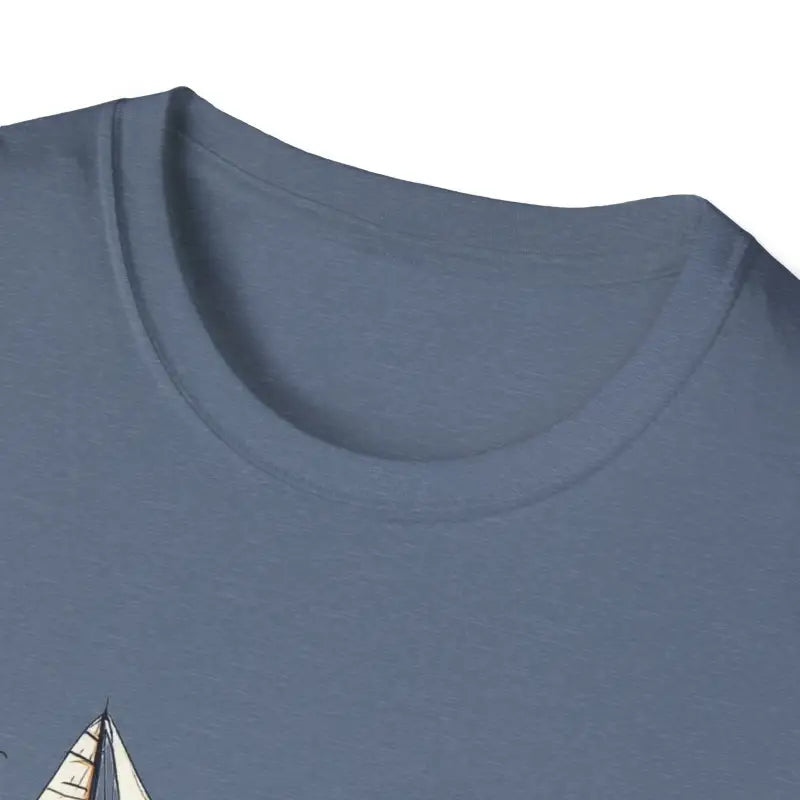 Blue crew neck t-shirt from Newport Sailing Softstyle Unisex T Shirt collection