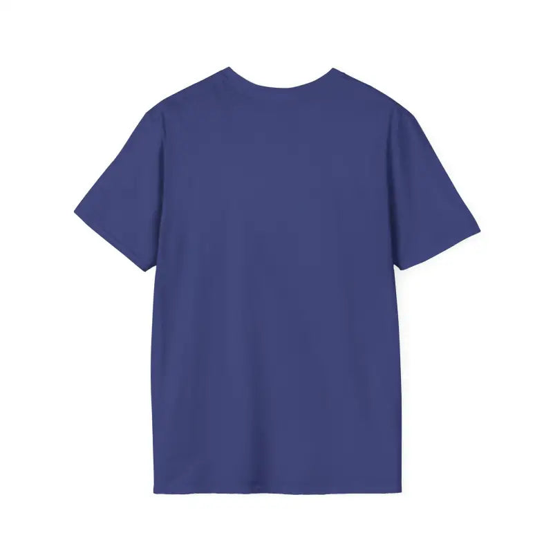 Blue short-sleeved Newport Sailing Softstyle Unisex T Shirt for casual wear