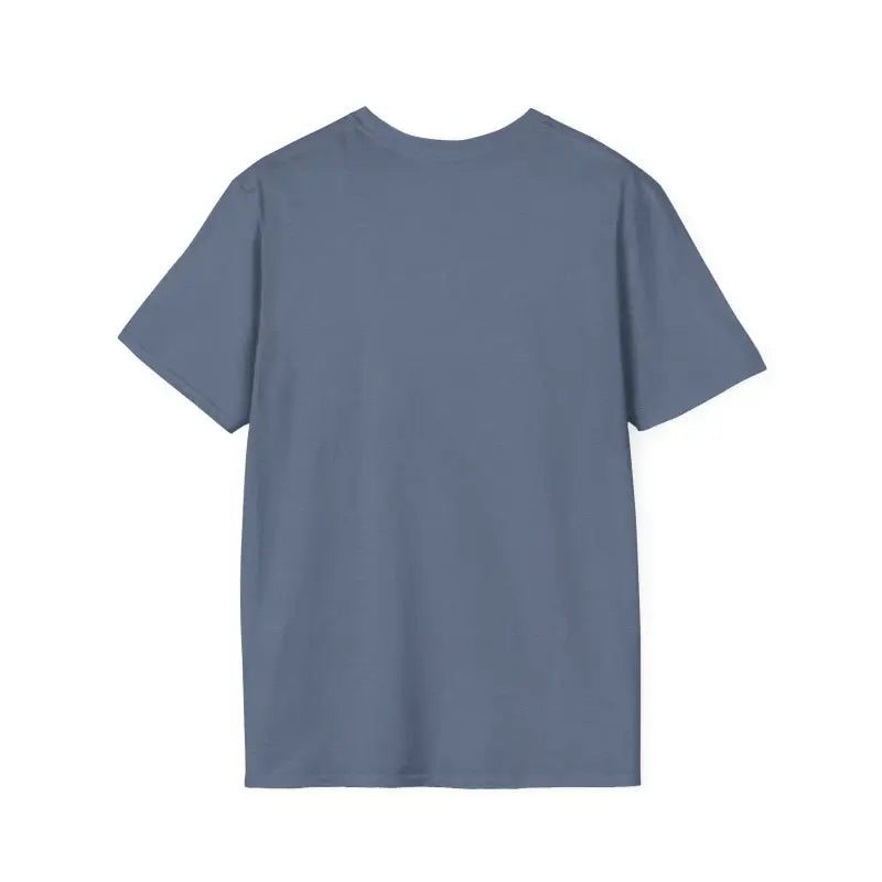 Blue short-sleeved Newport Sailing Softstyle Unisex T Shirt for casual wear