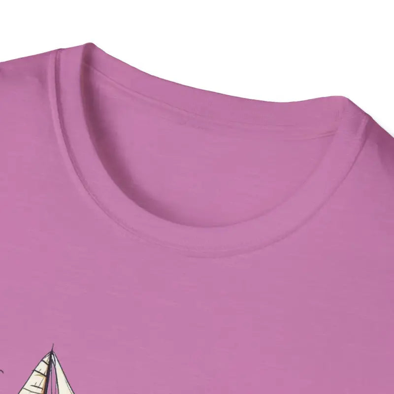 Pink crew neck t-shirt from Newport Sailing Softstyle Unisex T Shirt collection