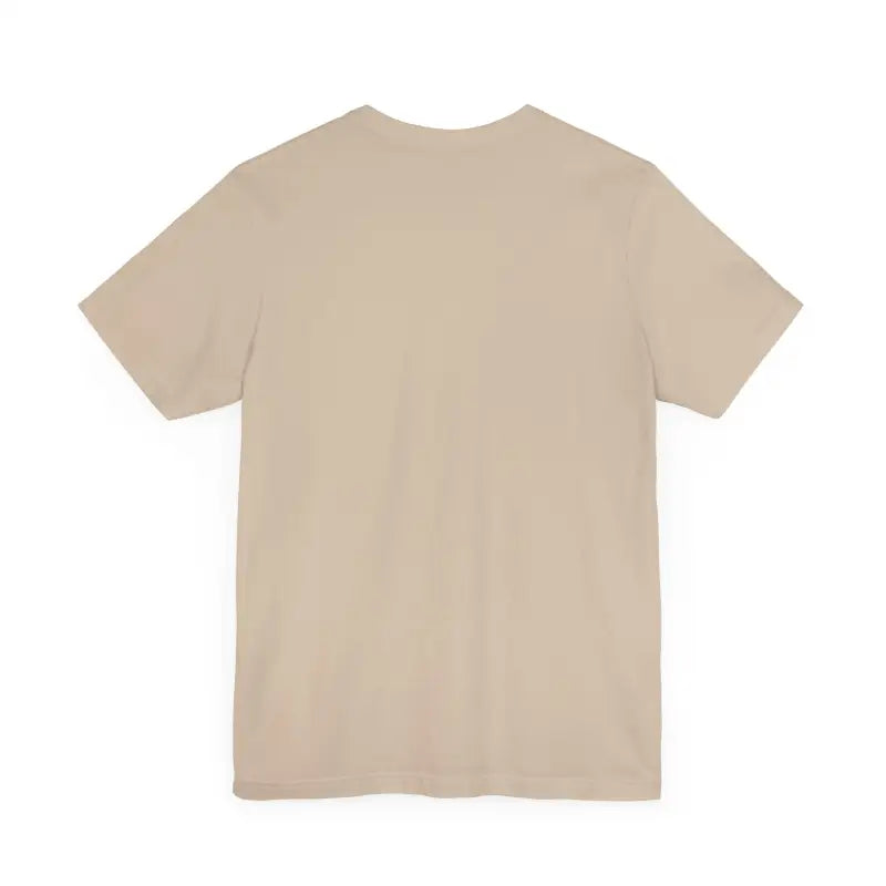 Beige short-sleeved t-shirt from Newport Surfing Inspired Unisex Jersey Tee collection
