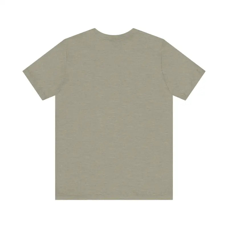 Khaki-colored Newport Surfing Inspired Unisex Jersey Tee displayed on a white background